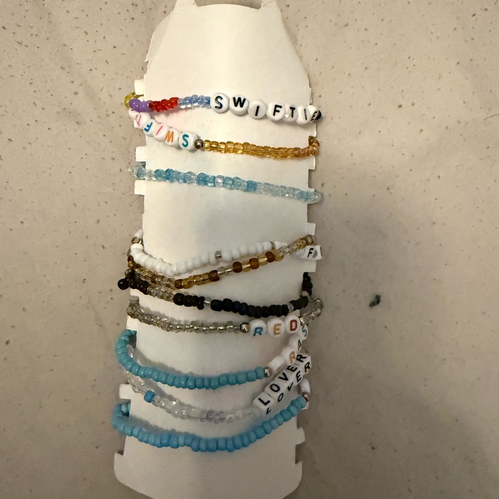 Colorful Beaded Bracelets Set